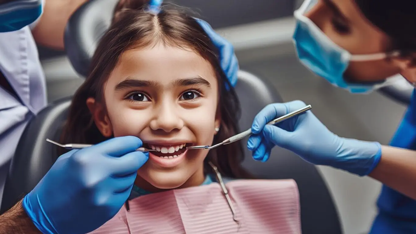 Control odontológico preventivo evaluando el estado de las encías