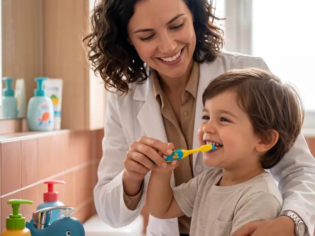 Consulta odontológica pediátrica