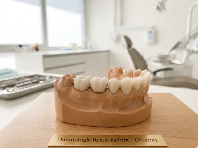 Prótesis dental y coronas OdontoDemo Montevideo