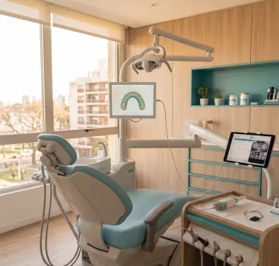 Consultorio de SmileDemo equipado con tecnología dental moderna