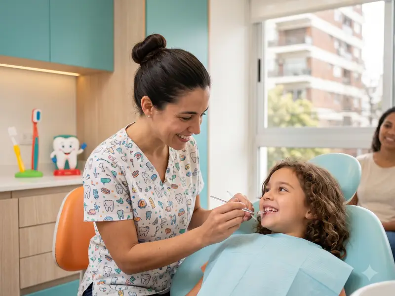 Tratamiento de odontopediatría en SmileDemo