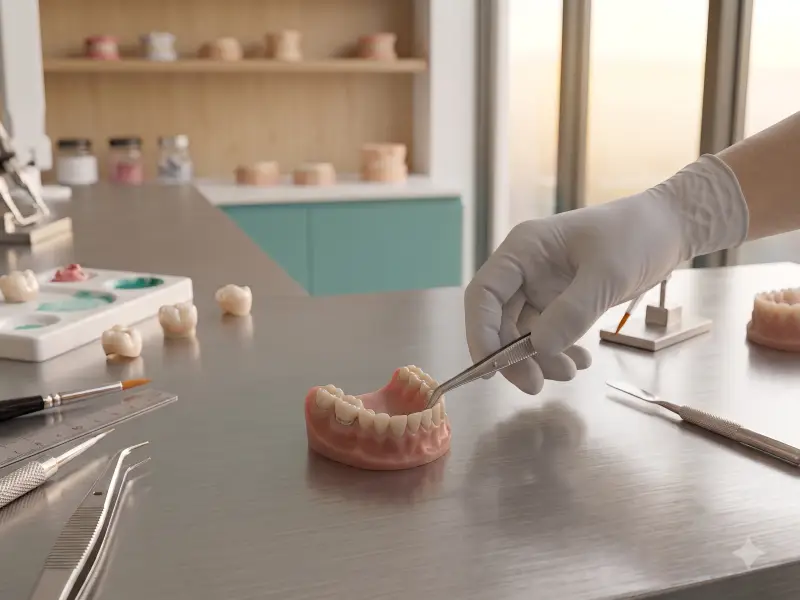 Tratamiento de prótesis y coronas en SmileDemo