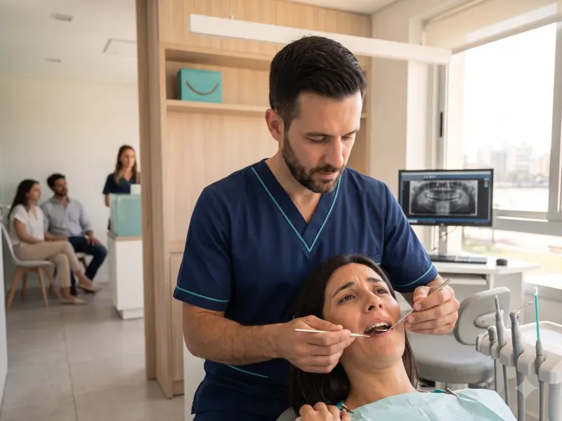 Tratamiento de urgencias dentales en SmileDemo